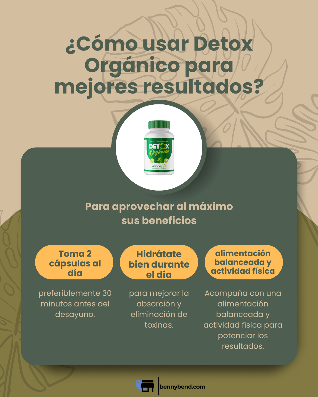 DetoxPure™ - Fórmula Orgánica para Desinflamar y Adelgazar Naturalmente